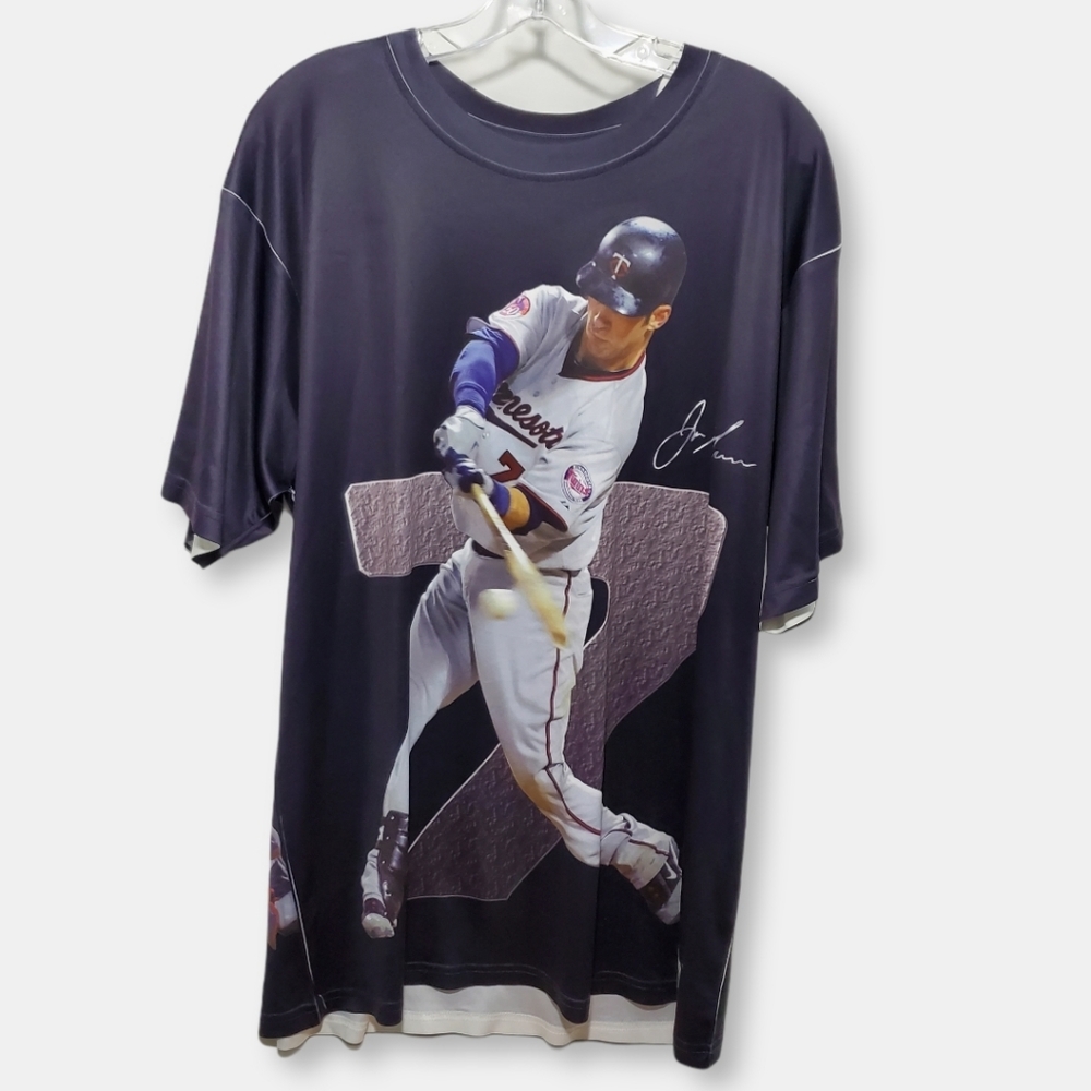 Minnesota Twins Joe Mauer Photo Shirt